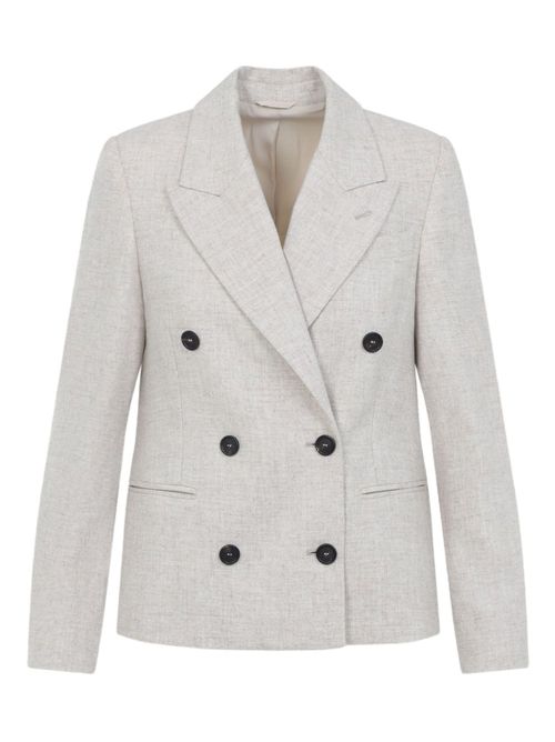 Blazer in lana e cashmere BRUNELLO CUCINELLI | MB1627414C012
